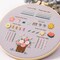 Embroidery Kit for Beginners Adults Cross Stitch Starter Kit Needle Point Supplies 33 Basic Stitches in 3 Set, DIY Craft Lover Starter Hand Stitch (Flower)